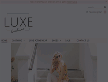 Tablet Screenshot of luxecouturefashion.com